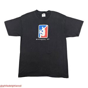 Vintage Y2K 2000's Killington VT snowboard logo t-shirt mens Large